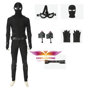 Marvel Spiderman Far From Home Avengers Stealth Suit Spider-man Noir Cosplay Costume for Halloween Carnival