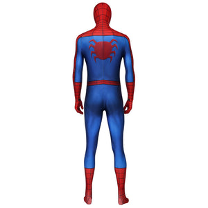Game Spiderman ps4 Classic 3D Jumpsuit Cosplay Costume for Halloween Carnival Party Simple Version