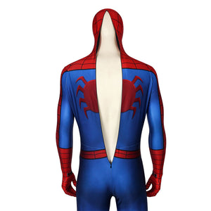 Marvel Spiderman ps4 Spider-Man 3D Classic Suit Jumpsuit Cosplay Costume for Halloween Carnival Luxurious Version