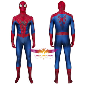 Marvel The Amazing Spider-Man 2  Spiderman Peter Parker Jumpsuit Avengers Cosplay Costume for Halloween Carnival