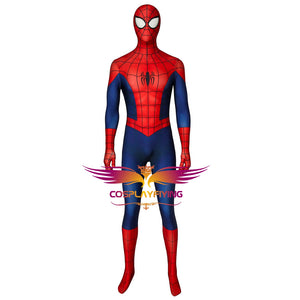 Marvel Ultimate Spider-Man 1 Peter Parker Cosplay Costume for Halloween Carnival Luxurious Version