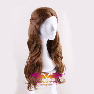 Movie Beauty and the Beast Princess Belle Long Wavy Cosplay Wig Cosplay for Adult Men Halloween Carnival
