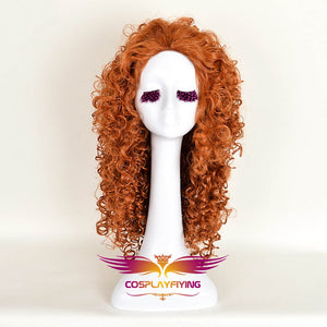 Movie Brave Princess Merida Mei lida Long Curly Cosplay Wig Cosplay Prop for Girls Adult Women Halloween Carnival Party