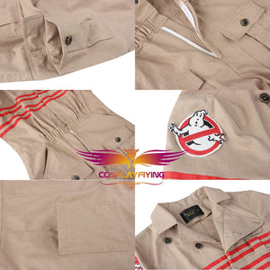 Movie Ghostbusters 3 Jumpsuit Cosplay Costume Full Set Outfit for Halloween Carnival