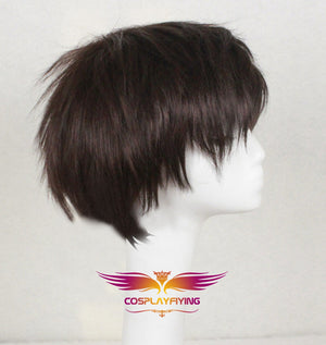 Movie Harry Potter and the Sorcerer's Stone Harry Potter Dark Brown Short Cosplay Wig Cosplay Prop for Boys Adult Men Halloween Carnival Party
