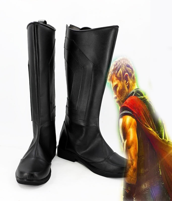 Movie Thor: Ragnarök Loki Cosplay Shoes Boots Custom Made for Adult Men and Women