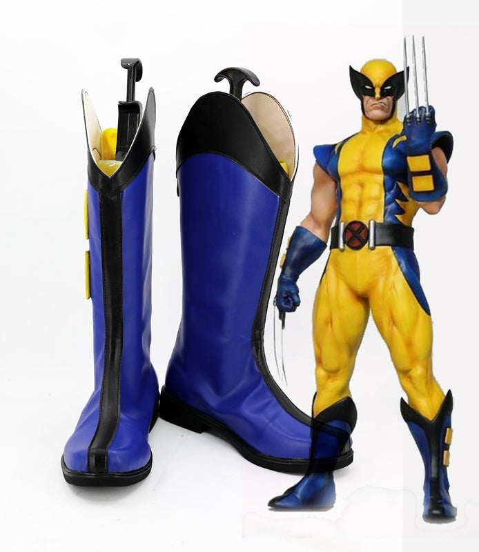 Movie X-men Wolverine James Howlett Cosplay Shoes Boots Custom Made for Adult Men and Women Halloween Carnival