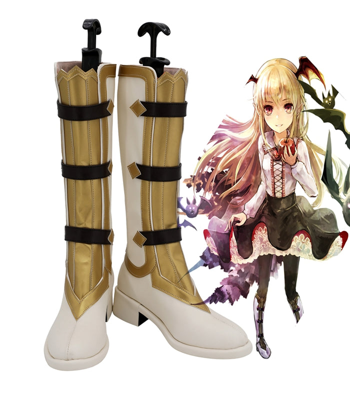 RPG Game Granblue Fantasy Vampy Cosplay Shoes Boots Custom Made for Adult Men and Women Halloween Carnival
