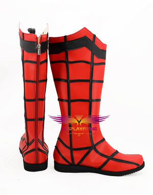 Spider-Man:Homecoming Spider-Man Peter Parker Cosplay Shoes Boots Custom Made for Adult Men and Women