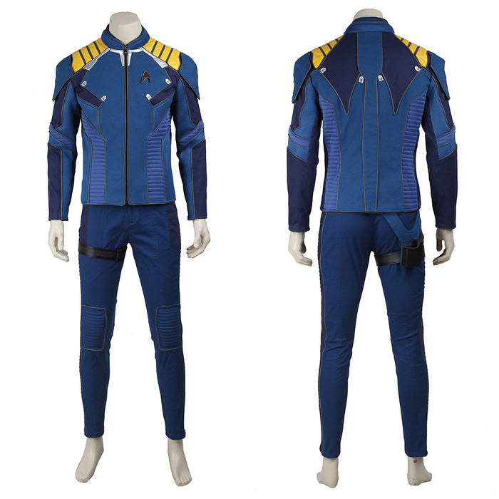 Star Trek 3: Beyond James Tiberius Kirk Cosplay Costume Blue Uniform for Halloween Carnival