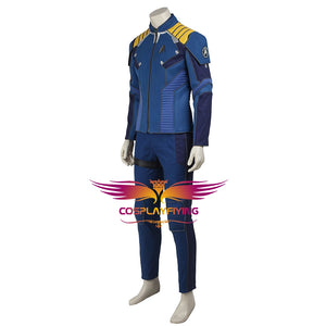 Star Trek 3: Beyond James Tiberius Kirk Cosplay Costume Blue Uniform for Halloween Carnival