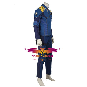 Star Trek 3: Beyond James Tiberius Kirk Cosplay Costume Blue Uniform for Halloween Carnival