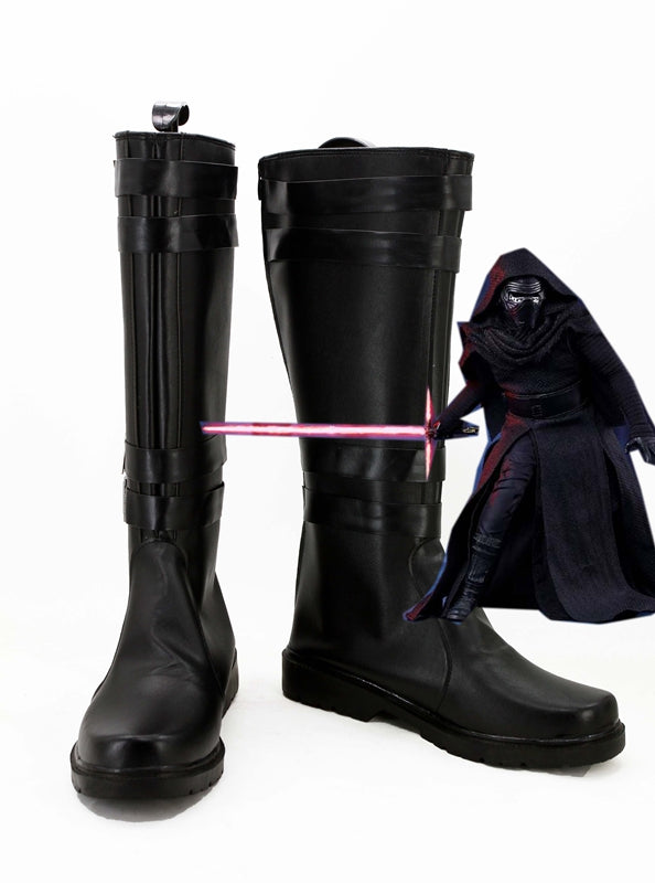 Star Wars: The Force Awakens Kylo Ren Cosplay Shoes Boots Custom Made for Adult Men and Women