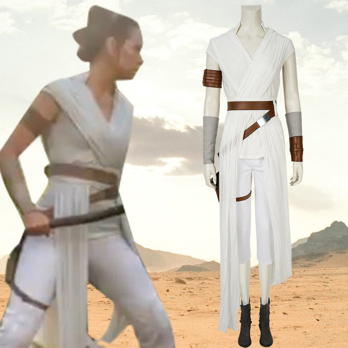 Star Wars: The Rise of Skywalker Rey Cosplay Costume Version B for Carnival Halloween