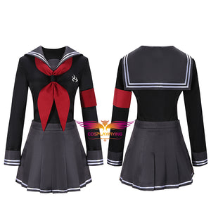 Super Danganronpa 2 Peko Pekoyama Uniform Sailor Suit Cosplay Costume Halloween Carnival