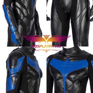 TV Series Titans Season 1 Nightwing Dick Grayson Robin Cosplay Costume Full Set for Halloween Carnival