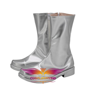 TV Seriers Ultraman Cosplay Shoes Boots Custom Made for Adult Men and Women Halloween Carnival