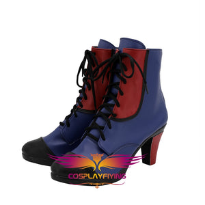 TV Series Descendants 3 Evie Cosplay Shoes Boots Custom Made for Adult Men and Women Halloween Carnival Version A