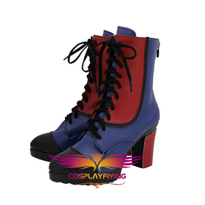 TV Series Descendants 3 Evie Cosplay Shoes Boots Custom Made for Adult Men and Women Halloween Carnival Version B