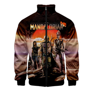 TV Series The Mandalorian Star Wars Mandalorian Armor Long Sleeve 3D Printed Sweatershirt Men Women Unisex Costume
