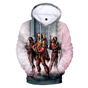 TV Series The Mandalorian Star Wars Mandalorian Armor Long Sleeve 3D Printed Hoodie Men Women Unisex Costume Outwear