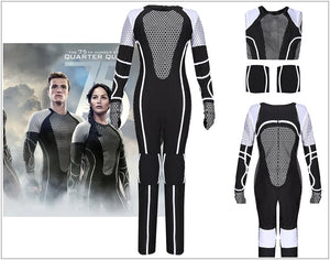 The Hunger Games : Catching Fire Peeta Mellark & Katniss Everdeen Battleframe Cosplay Costume