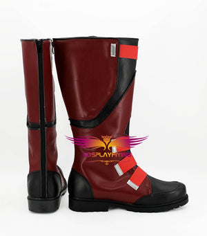 The Avengers Captain America Cosplay Shoes Boots Custom Made for Adult Men and Women