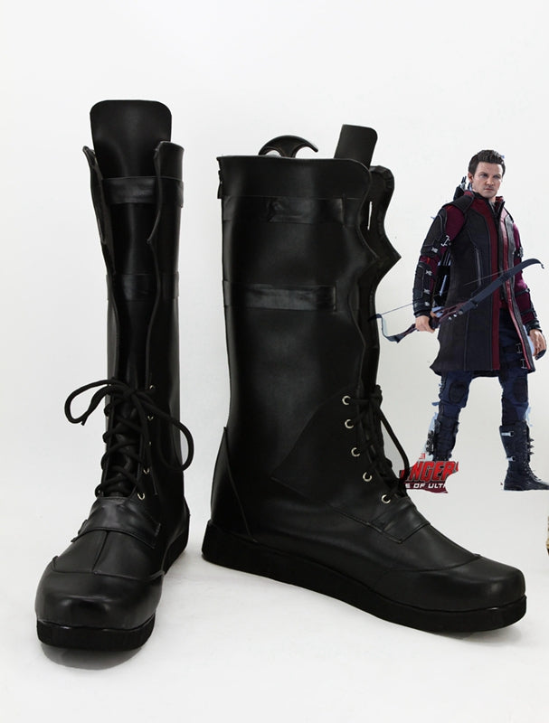The Avengers Hawkeye Francis Barton Cosplay Shoes Boots Custom Made for Adult Men and Women