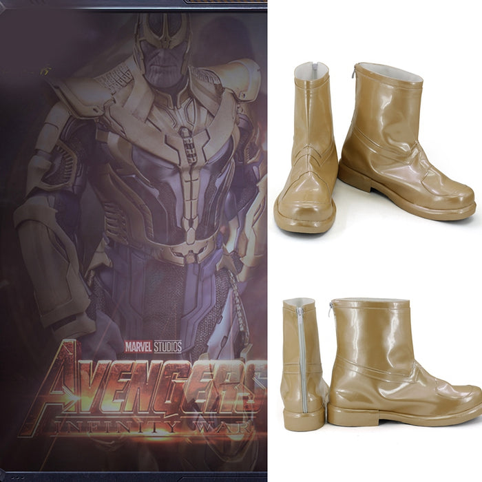 The Avengers Thanos Cosplay Shoes Boots Custom Made for Adult Men and Women