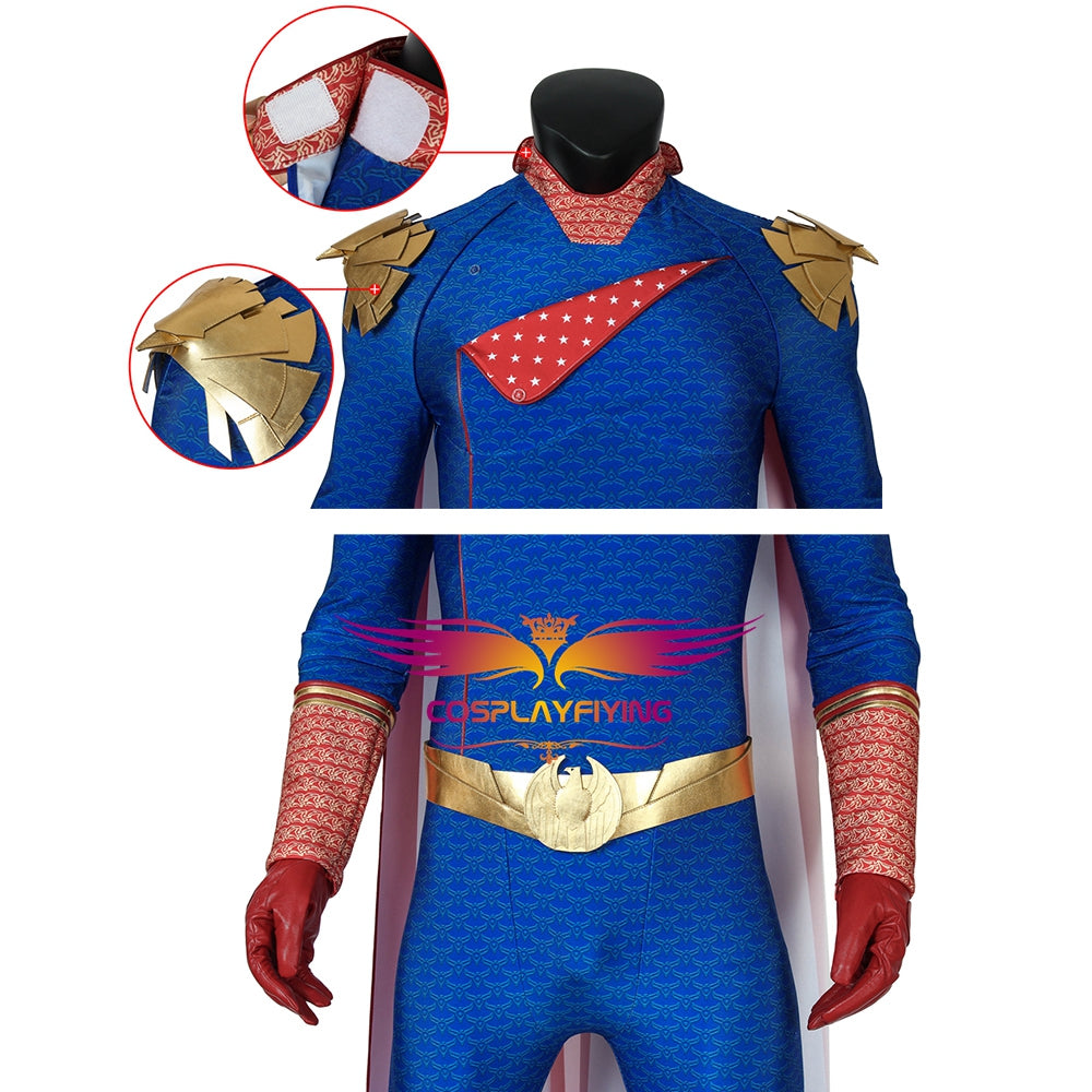 The Boys Homelander Cosplay Costume Halloween Zentai Suit for Men Custom  Made