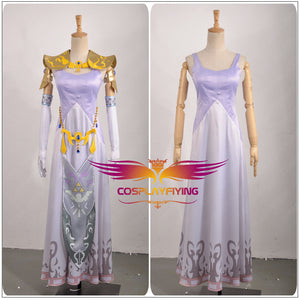 The Legend of Zelda: Hyrule Warriors (Zelda Muso) Princess Zelda Cosplay Costume Full Set
