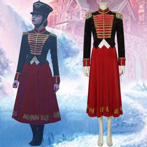 The Nutcracker and the Four Realms Clara Uniform Cosplay Costume for Halloween Carnival