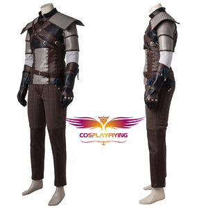 The Witcher 3 Wild Hunt Geralt of Rivia Cosplay Costume Full Set Outfit for Halloween Carnival