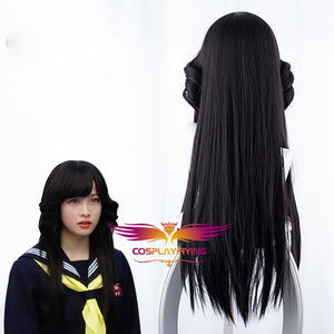 Tokyo From Today It's My Turn Hayagawa Kyoko Long Black Straight Cosplay Wig Cosplay for Girls Adult Women Halloween Carnival Party