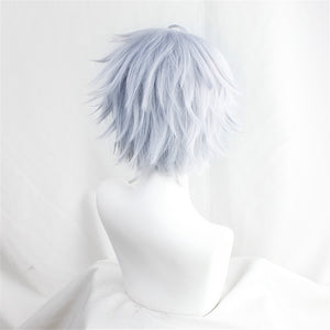 Twisted-Wonderland Azul Light Blue Short Cosplay Wig Halloween Carnival