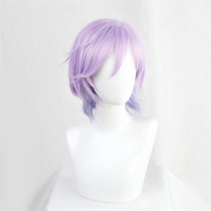 Twisted-Wonderland Epel Felmier Purple Mixed Short Cosplay Wig Halloween Carnival
