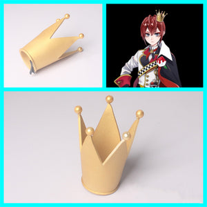 Twisted-Wonderland Riddle Rosehearts Crown Headwear Cosplay Accessories Halloween Carnival