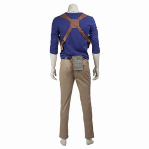 Uncharted 4 A Thief's End Nathan Drake Cosplay Costume Full Set for Halloween Carnival