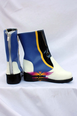 VOCALOID KAITO Cosplay Shoes Boots Custom Made for Adult Men and Women Halloween Carnival