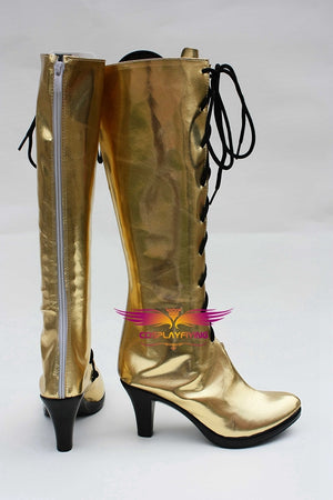 Vocaloid Luka Megurine Cosplay Shoes Boots Custom Made for Adult Men and Women Halloween Carnival